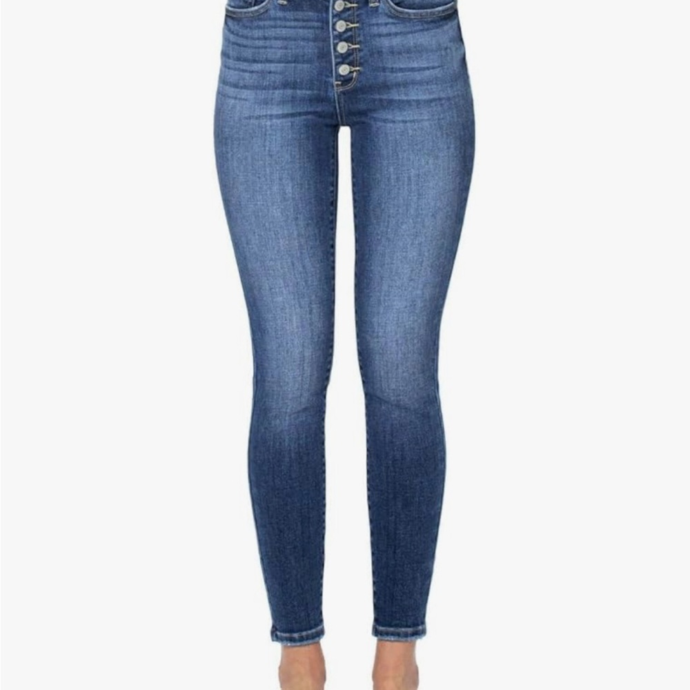 Judy Blue High Rise Skinny Jeans Blue